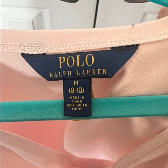 Polo by Ralph Lauren Women's Soft Pink Twist Crop Top - Picture 3 of 3
